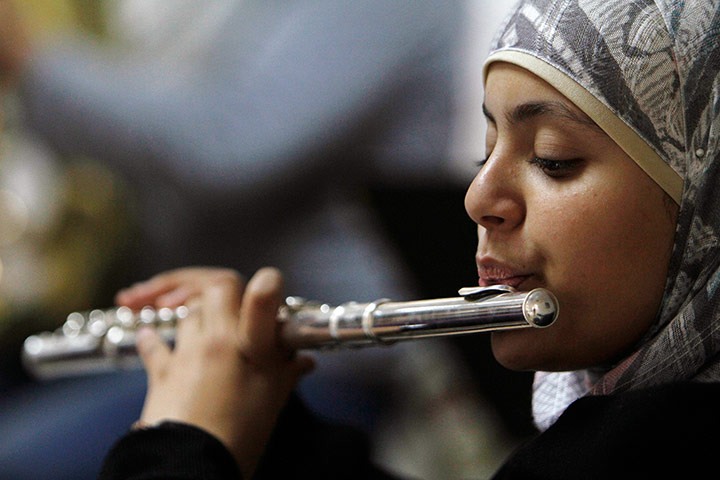 Week in music: A member of the Jerusalem Orchestra plays the flute