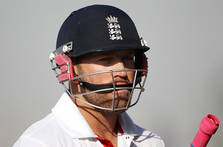 England v Pakistan: England's Matt Prior walks off after being caught by Asad Shafiq