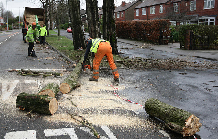 stormy weather in uk: Stockport
