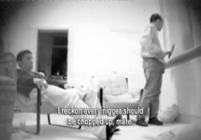 Stephen Lawrence murder : Images from a police surveillance camera in the home of Gary Dobson