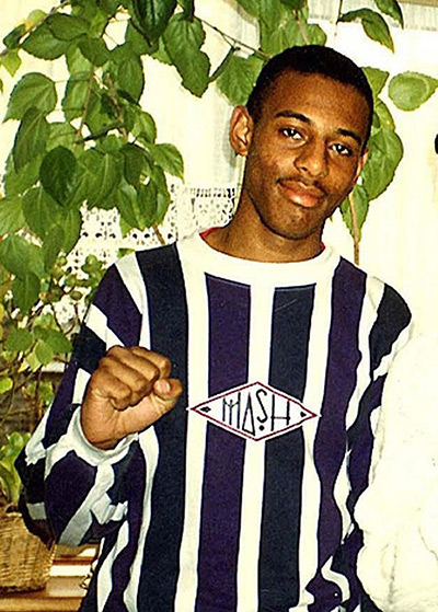 Stephen Lawrence murder : Murdered teenager Stephen Lawrence 