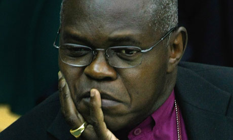 The archbishop of York John Sentamu attacked gay marriage in a recent 