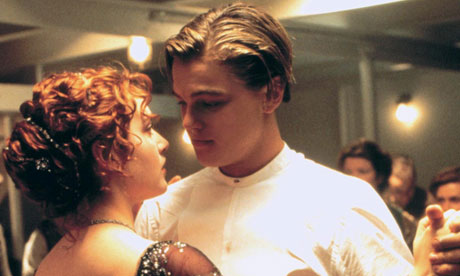 Leonardo DiCaprio and Kate Winslet in Titanic Leonardo DiCaprio and Kate Winslet in Titanic