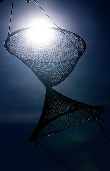 24 hours in pictures: an ice-bound boat on the Baltic Sea 