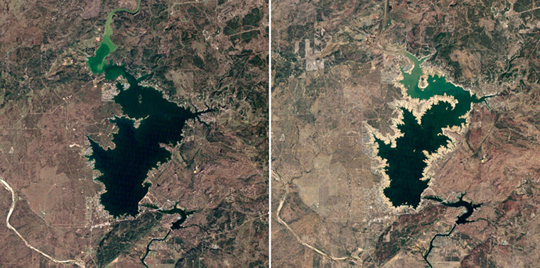 Satellite Eye on Earth: Lake Buchanan in Texas