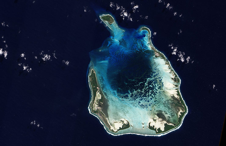 Satellite Eye on Earth: The Cocos Keeling Islands