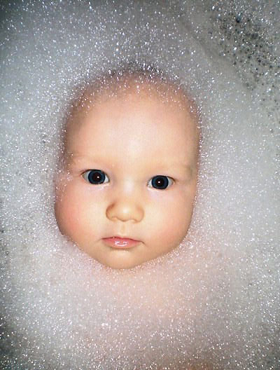 In pictures: Pure: Baby in the bath