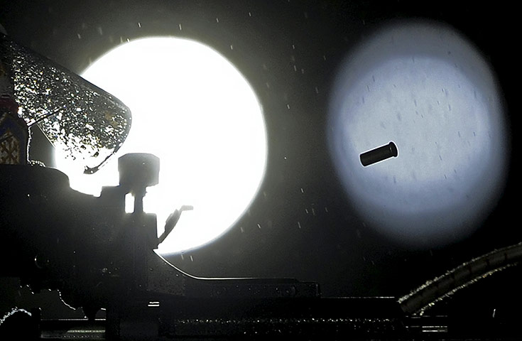 Best of the Week sport: A biathlete shoots at a training session ahead of the Biathlon World Cup