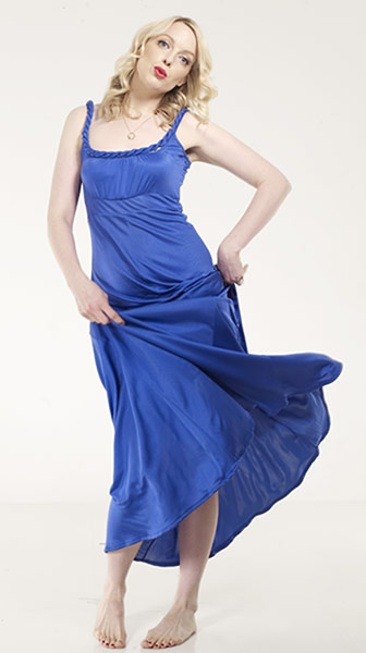 Lauren Laverne: Blue dress