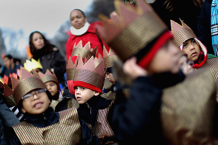 24 Hours: Children are dressed as kings in the Three Kings Day Parade in East Harlem