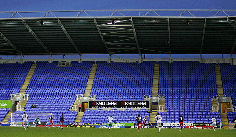 Magic of the Cup: Empty seats at Reading's Madejski Stadium