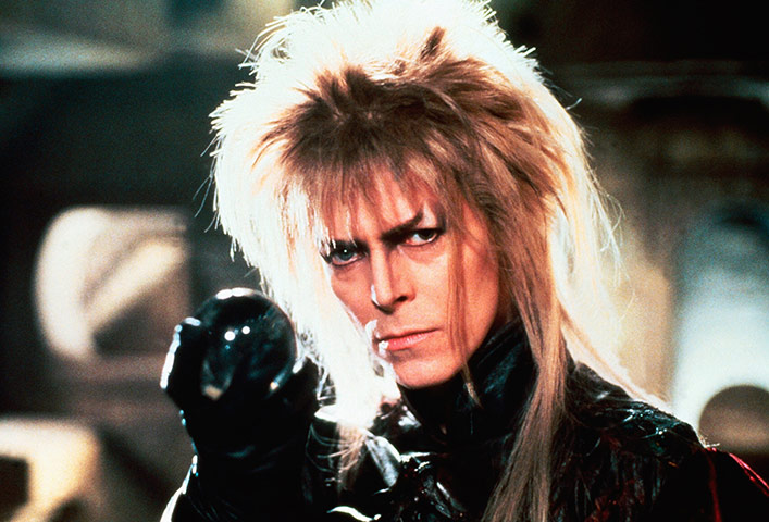 David Bowie at 65: 1986: David Bowie starring in the film Labyrinth