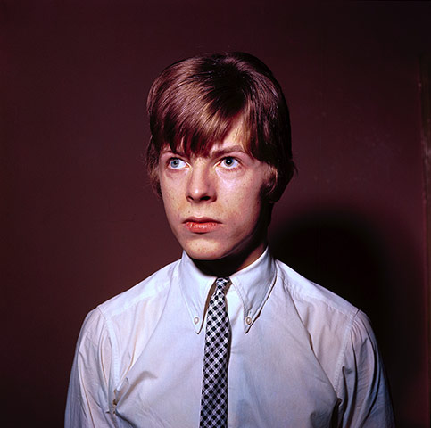 David Bowie 65th Birthday: 1965: An early photograph of David Bowie