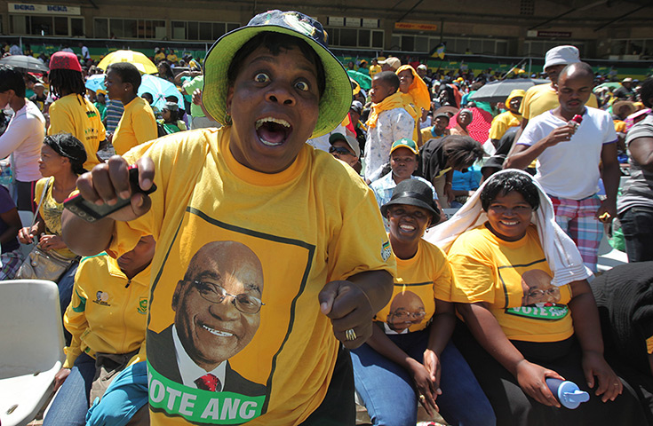 ANC centenary: ANC supporters celebrate 