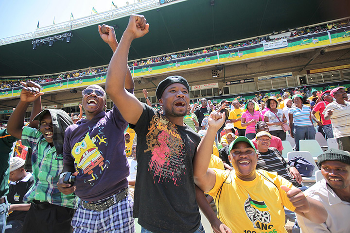 ANC centenary: ANC supporters take part in the centenary celebrations