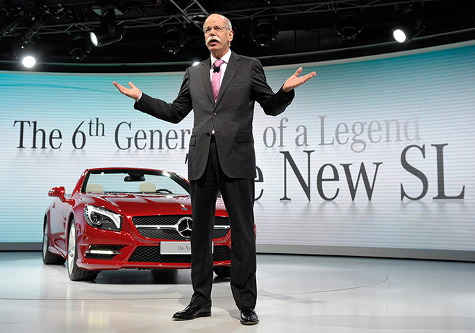 International Auto Show: Dieter Zetsche, chairman of the board of management of Daimler AG