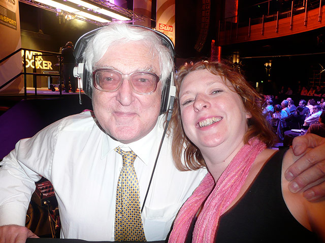 My Famous Friend-Winners: Celebrity Pictures - Clive Everton and Angela Derbyshire