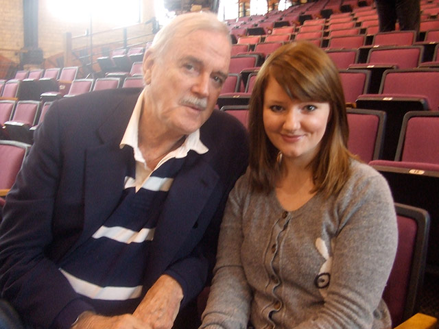 My Famous Friend-Winners: Celebrity Pictures - John Cleese and Lizzy Dening
