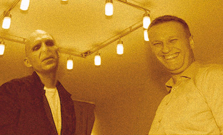 Aleksei Navalny: Aleksei Navalny in a photomontage with Lord Voldemort from Harry Potter