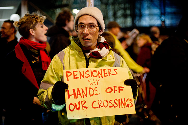 Bike's Alive protest: Bike's Alive protest