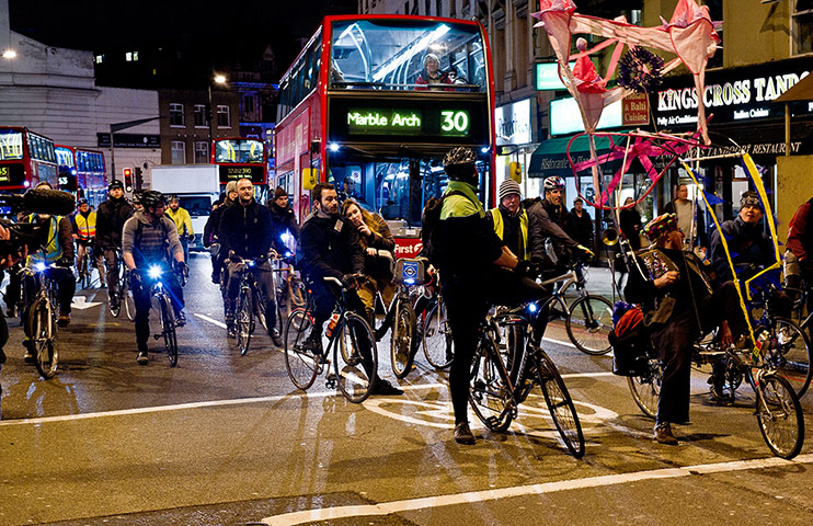 Bike's Alive protest: Bike's Alive protest