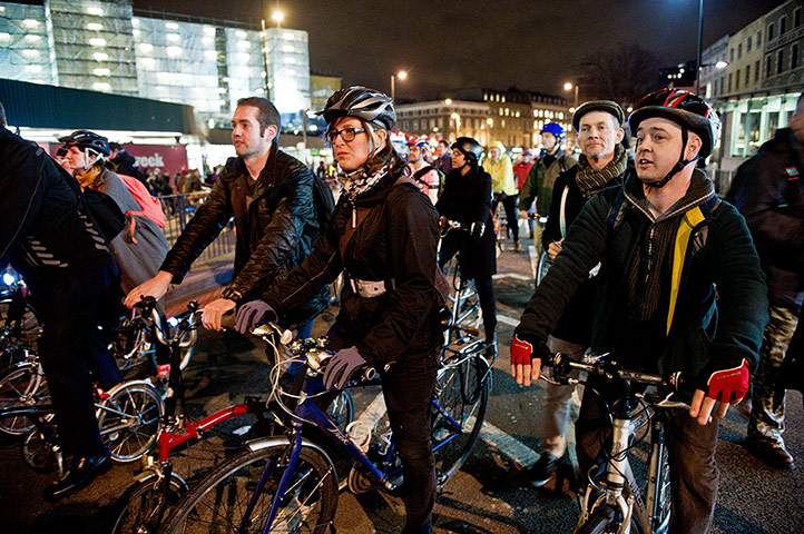 Bike's Alive protest: Bike's Alive protest