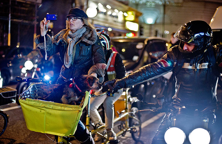 Bike's Alive protest: Bike's Alive protest