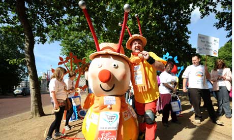 Charity fundraiser Lloyd Scott