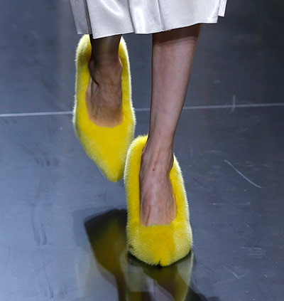 Silly shoes: Shoes: Celine furry flats