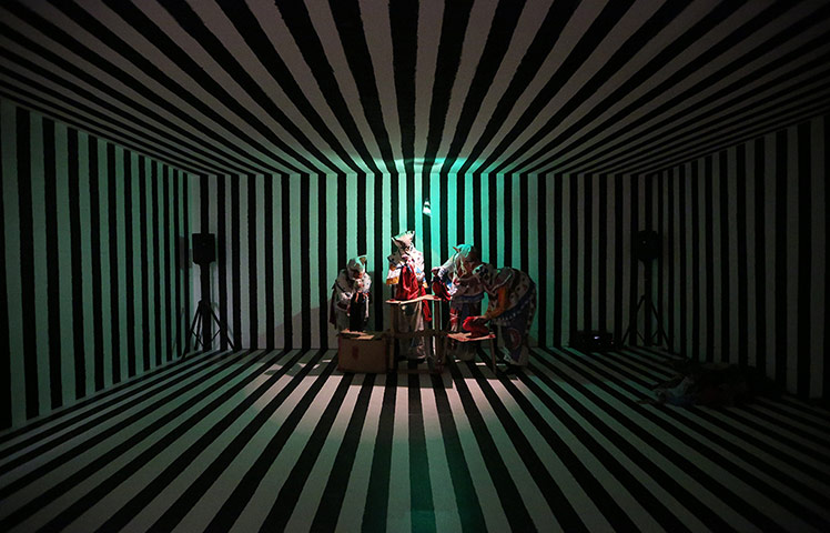 Turner Prize 2012:  Spartacus Chetwynd performs 'Odd Man Out 2011' at Tate Britain