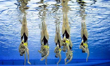 Sychronised swimming