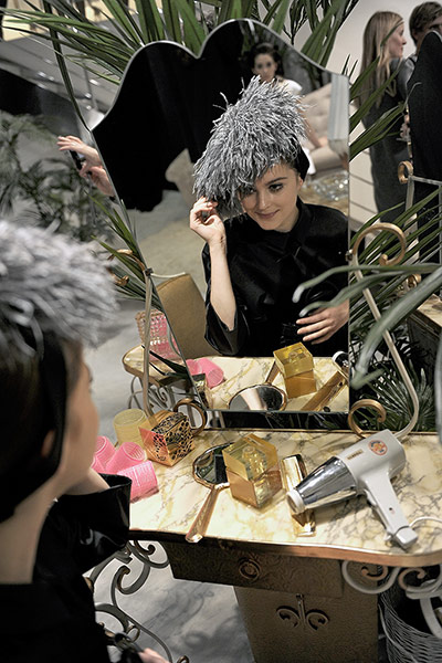 Paris Fashion Week: Backstage at the Paule Ka show