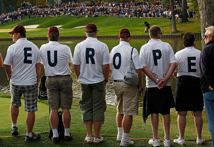 Ryder Cup outfits: Europe shirts