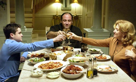Dinnertime at the Sopranos'