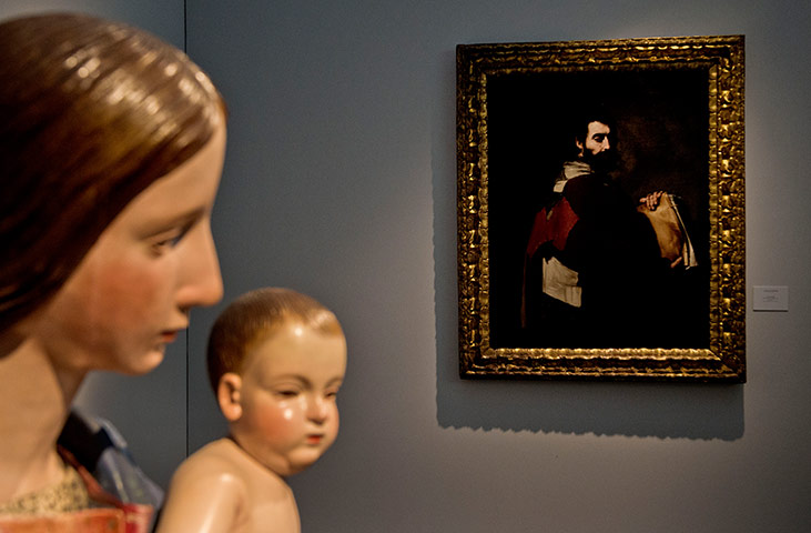 Frieze Masters: Pedro de Mena - virgin and child 