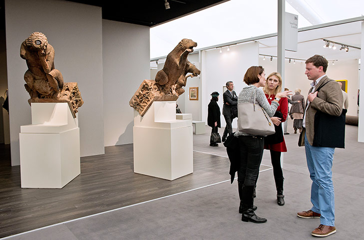 Frieze Masters: Three Gargoyles from the Cathederal Notre Dame 