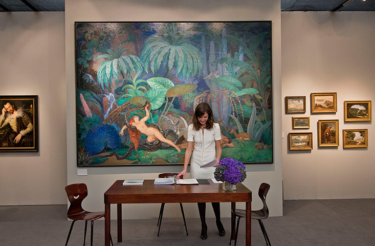 Frieze Masters: Rene Charles Eugene Longa - The garden of Eden 