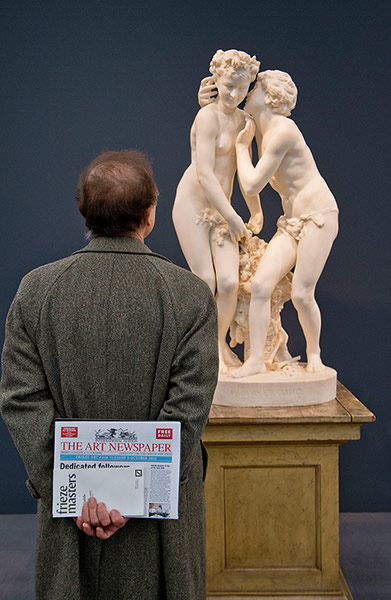 Frieze Masters: Jean  Baptiste Carpeaux's  Daphnis & Chloe 