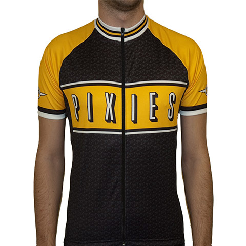 crazy pop merchandise: Pixies cycling jersey