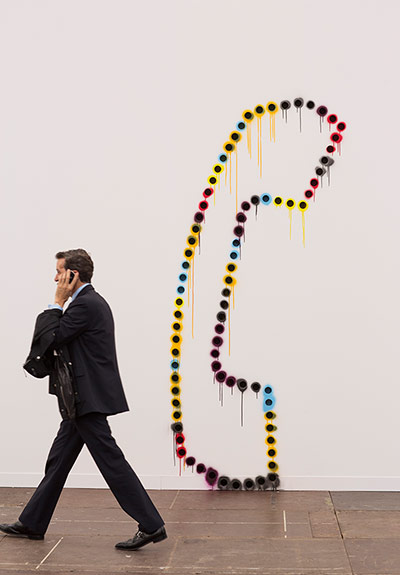Frieze Art Fair: Colour Phone by Mark Handforth