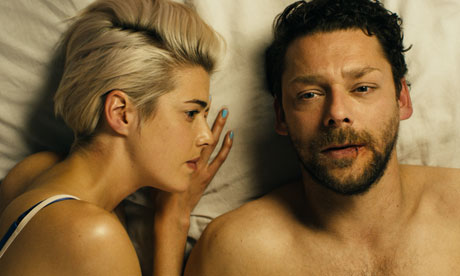 Richard Coyle and Agyness Deyn in Pusher