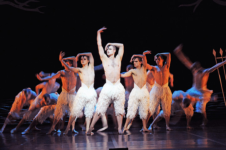 Lez Brotherston: Richard Winsor in Swan Lake by Matthew Bourne