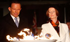 Tony Abbott and Julia Gillard