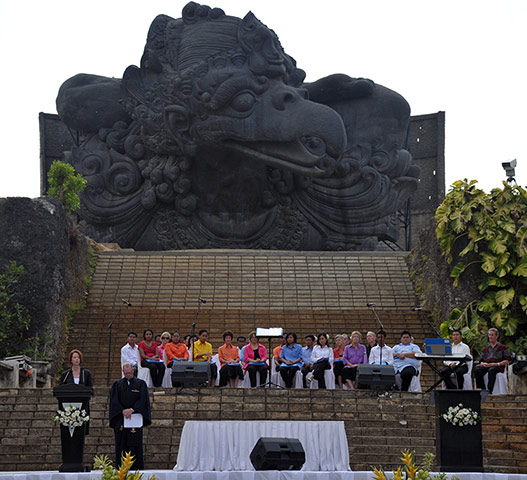 Bali anniversary: Australian Prime Minister Julia Gillard speaks at a memorial service