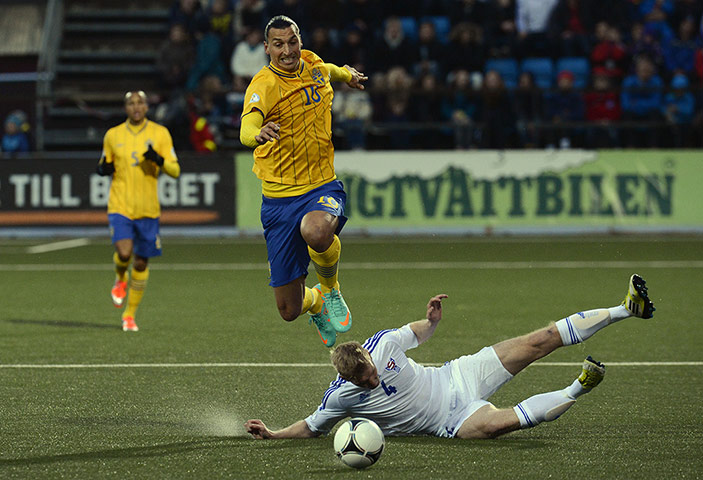WCQ: Swedish forward Zlatan Ibrahimovic