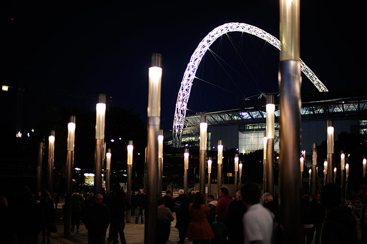 Tom England: Wembley arch