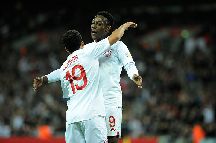Tom England 2: Danny Welbeck celebrates