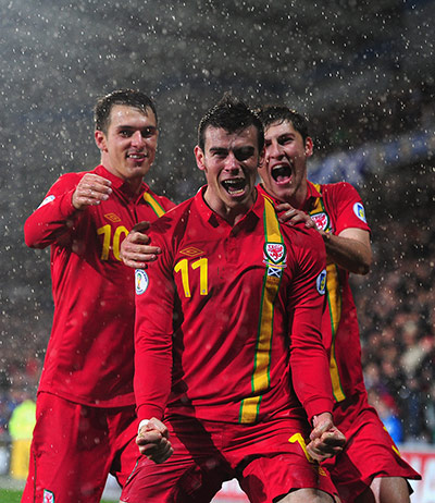 wcq 2: Gareth Bale celebrates