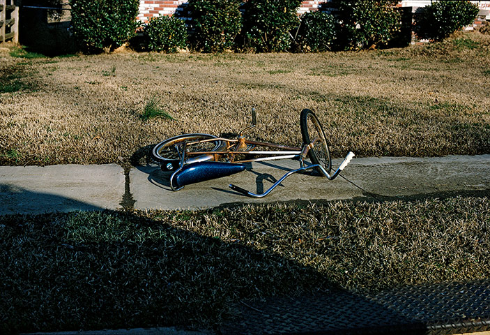 Twenty Photographs: Untitled (Bicycle), 1970-73, by William Eggleston