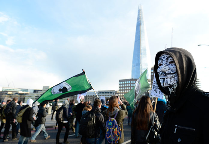 Global Noise Protests: Occupy London Stock Exchange anniversary